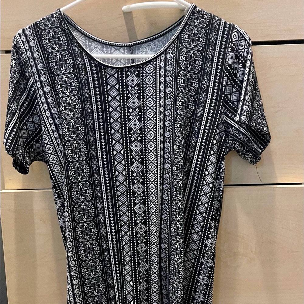 Black & White Medium casual Dress